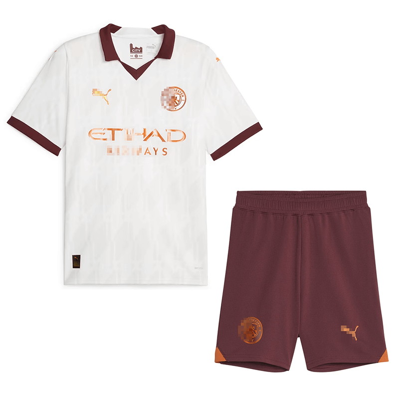 Camiseta Manchester City 2023/2024 Away Niño Kit